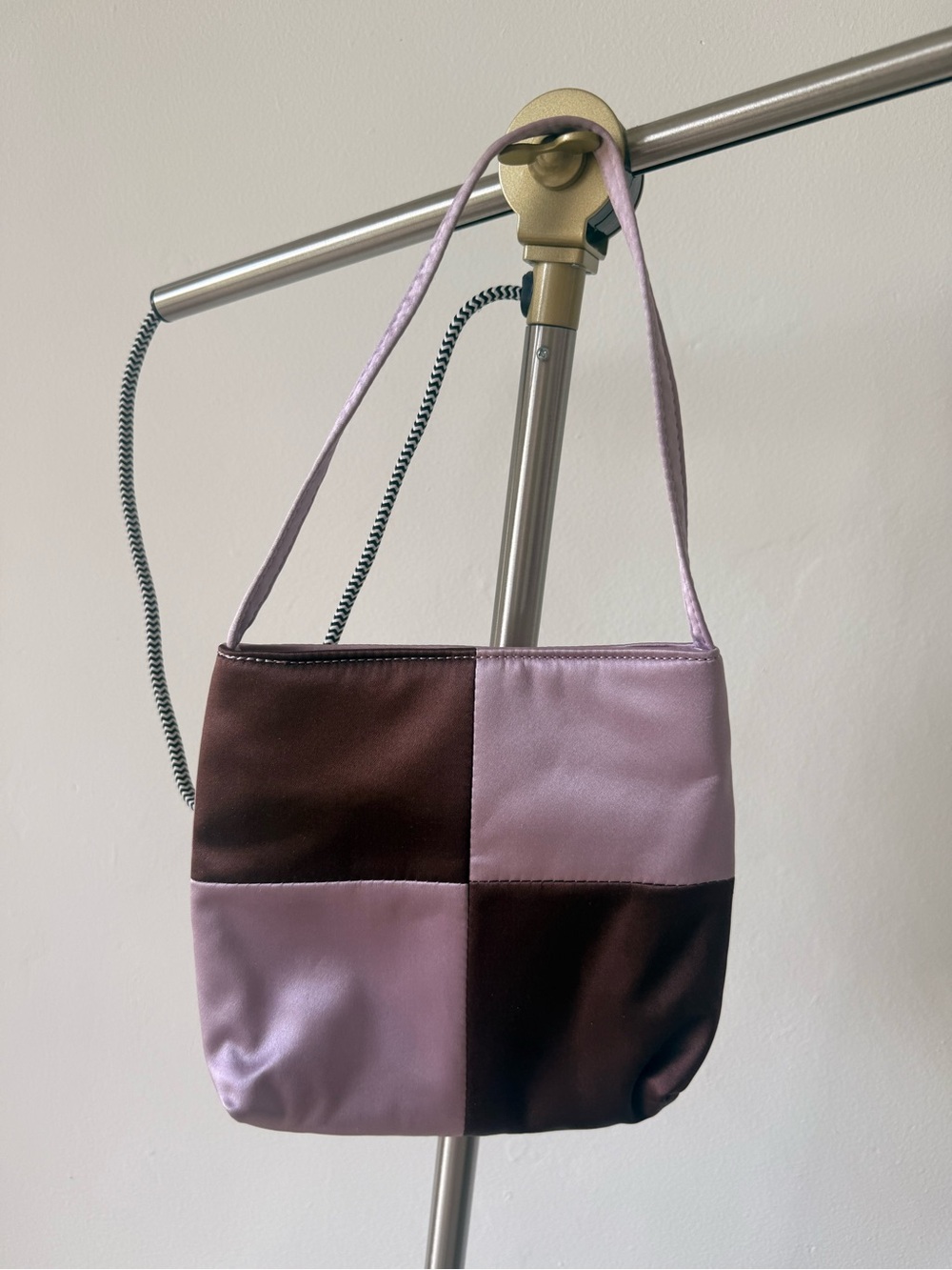 Hai Silk Bag Purple Colorblock